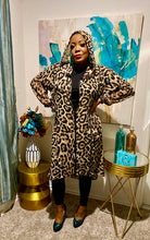 Load image into Gallery viewer, Chelsea Leopard Oversized Duster
