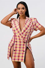 Load image into Gallery viewer, Plaid About You Blazer (read description)
