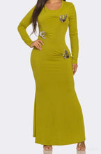 Load image into Gallery viewer, Clock It Dress (olive)
