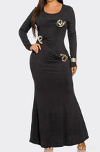 Load image into Gallery viewer, Clock It Dress (black)
