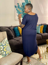 Load image into Gallery viewer, Just Chillin&#39; Dress (navy/regular &amp; curvy)
