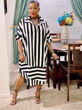 Load image into Gallery viewer, All the Right Stripes Dress
