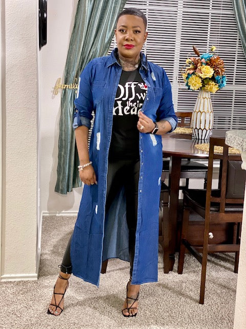 white christmas dresses MARY Denim Shirt Dress in Distressed Vintage Wash – Christina's Luxuries
